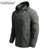 Men's Jackets Mannen Outdoor Wandelen Jassen Waterdicht Hooded Windbreaker 2022 Herfst Nieuwe Casual Tactiek Militaire 5XL L220830