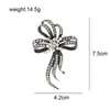 Spille CINDY XIANG Fiocco di strass per donna Vintage Bowknot Pin