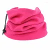 Cappelli a tesa larga 1PC Sciarpa da trekking unisex Ciclo Pile polare Scaldacollo per esterno Tubo da campeggio Sci Maschera per il viso Accessori per copricapi