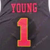 Jersey 2020 NECAA NCAA USC TROJANS Jerseys 1 Nick Young College Basketball Jersey Black Size Youth Adult