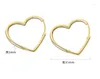 Boucles d'oreilles cerceaux Simple Design Hollow Big Heart For Women Bijoux Geometric Ear Cuff State Bijoux Piercing Gady Party