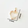 Pendant Necklaces Heart Shape Women 585 Rose Gold Color Jewelry Trendy Cubic Zircon Lady Necklace Pendants