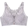 Bras underwear big size Plus bra women Front button rose Gather adjustment Underwireless Beautiful back 100D 220902