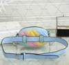 Designer Macaron Color Cross Body Bag Axel Handv￤skor Kvinnor Midjekedjor