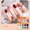 10 colors Solid Gel Nail Polish Palette Kit Oil Painting Glue Pigmented Varnish LED Jelly Painting Gels for DIY Drawing
