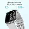 C60 Smart watch Schermo intero da 1,9 pollici Chiamata Bluetooth Cardiofrequenzimetro Monitoraggio del sonno 19 Modelli sportivi Orologio per uomo Donna IP67