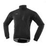 Chaquetas de carreras para hombre, chaqueta de ciclismo de invierno, forro polar térmico, ropa de bicicleta cálida, a prueba de viento, impermeable, abrigo de carcasa suave, Jersey para bicicleta MTB