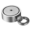 160 240 400kg Powerful Neodymium Magnet Hook strong Salvage Magnet Sea Fishing Equipments Holder with Ring holder 5M Rope25421524650