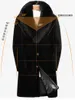 Men's Fur Autumn Winter New Imitation Mink Coat Long Haining L220830