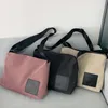 Bolsas de noite Bolsa de Mensageiro Young menina ombro de nylon à prova d'água para mulheres Casual Casual Poque Crossbody Crossbody