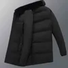 Giacche da uomo Winter Katoen Gevoerde Midden-Aged Ouderen Mannen Katoenen Kleding 2022 New Casual Dikke Warme Bontkraag katoenen Jas NBH649 L220830