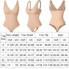 Kvinnor bantar underkläder bodysuit jumsuit body shaper midjetränare korsett shapewear thong v hals topp med vadderad bh postpartum r6193765