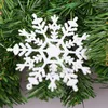 3pcs/Set Christmas Snowflake Decoration Christmas Tree Plastic Snow flake Pendant Xmas Festive Party Snowflakes Ornament Supplies BH7504 TYJ