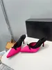 Designer dress slipper pointed shoes bow embellished high heels 8cm shoes wedding sandals multicolor silk 35-43