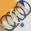 Fashion Designer Women Bracelet Charm Delicate Invisible Luxury Jewelry New High Quality Magnetic Buckle Gold Leather Bracelet Wristband Watch Strap Case with box