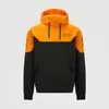 2021 F1 Gulf Classic Hoodie Mclaren Team Велоспорт Джерси Спорт на открытом воздухе Куртка с длинными рукавами H65G