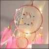 Decorative Objects Figurines Decorative Objects Figurines Caught Dreams Dream Catcher Handmade Traditional Wall Art Diam Bdesybag Dhedd