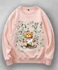 Mens Winter Warm Hoodies Men Womens Fashion Streetwear Bear Print Sweatshirts