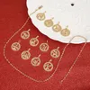 Pendant Necklaces 12 Pcs Twelve Constellations For Women Girl Gold Color Trendy Horoscope Star Sign Jewelry Gift