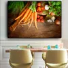 Verdure Grani Spezie Cucina Cibo Tela Dipinto Pianta Verde Cuadros Poster e Stampe Wall Art Picture Living Room Decor