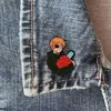 Broches chainsaw man Denji e Pochita Broche Manga Anime Badge esmalte jóias de acessórios