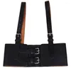 Belts MXMB Underbust Corset Top With Strap Punk Harness Waist Belt Leather Suspender
