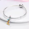 925 Silver fit Charm Bracelet bead Color Dog Cat Butterfly Elephant charmes ciondoli DIY Fine Beads Jewelry3031990