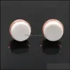 Charm Round Earrings Womens Fashion Wild Europe och USA Temperament Trend Personlighet Drop Delivery 2021 JE DHSeller2010 DH8UE