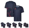 F1-Teamuniform, kurzärmeliges Herren-Sommer-Neue-Rennserie, atmungsaktives T-Shirt mit halben Ärmeln