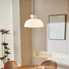 New White Glass Lamps France Country Vintage Chrome Metal Kitchen Living Room Dinning Room Pendant Lamp Popular E27 Chanderlier