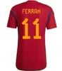 2022 2023 Sergio Azpilicueta Soccer Jerseys National Team Unifroms 22 23 Ferran Canales Ansu Fati Spains Koke Asensio Pedri Morata Kids Kit Men Football Shirts