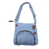 Borse da sera Unisex Mochilas Simple Fashion Donna Lady Borsa a tracolla singola classica in tessuto di jeans