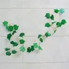 Decorative Flowers 5PCS Artificial Plants Plant 36pcs Leaf Flower Silk Grape Hanging Garlands Faux Vine Wedding Decoration For Home