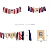 Banner Flagi sportowe Baseball Temat Party Banner Linen Tkanin Letters One PL Flag Dekoracyjne sztandary dla dziecka urodziny sup2006 DHA9B