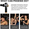 Full Body Massager Phoenix A2 Massage Gun High Frequency Muscle Relaxation Deep Tissue Dynamic Therapy For Neck Back Foot 220829