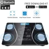 Skale masy ciała Bluetooth Fat Smart Bathroom Bezprzewodowy kompozycja cyfrowa Analizator Waży 220829