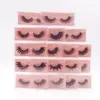 Natural False Eyelashes Cruelty free Handmade 3D Faux Mink Lashes Full Strip Lashes Soft Reusable Fluffy Eyelash for Women Daily Use