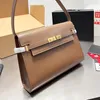 5A luxury bag Designer Briefcases Women SL Manhattan Shoulder Bag Luxurys Designers Bags Paris Brand Vintage Cowhide Leather Business Crossbody Handbag Lady Work M