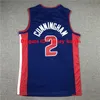 qq8 2022-23 Classic Edition 2 Cade Cunningham Basketball Jersey Piston 33 Grant Hill Isiah 11 Thomas Dennis 10 Rodman Reggie 31 Miller Rouge Bleu Blanc Vert Taille S-XXL