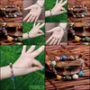 Fios de miçangas colorf Lava Stone Stone Strandes Bracelete Bracelets de Amizade Ajusta Combate Ajuste Difusor WOME DHSELLER2010 DHRZV