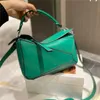 Moda Duffel Bags Geometria Luxurys Designers Bolsas De Ombro Saco De Travesseiro Crossbody Embreagem Bolsas De Couro Mensageiro Mulheres Tote Bolsa Carteira Geométrica