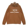 Quality Amirri Long Amiiri Clothers Amirl Top Amirlies Letter Am Imiri Sweatshirts Hoodie High Mens Embroidery Hoodies Mens Designer Jumppers Couples S 5N43