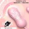 Nxy Eggs Vibromasseur télescopique pour femmes Oeuf vibrant télécommandé à boule vaginale