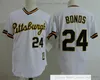 2021 Nieuws Baseball 21 Roberto Clemente Jerseys Stitched 8 Willie Stargell Retro Blue 20 Mike Schmidt Yellow 24 Barry Bonds Jersey ray Road White Home Black Alternate