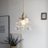 Pendant Lamps Crystal Glass Lamp Living Room Fixtures European Retro Lighting Vintage Single Head