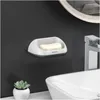 Soap Dishes Drainge Holder Box Stand For Dish Bathroom Storage Case Creative Tray Home Accessories Sets