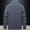 Mensjackor Mens Tjocka fleecejackor Män Outwear Sportkläder Ullfoder Varma jackor Rockar Man Thermal Coat Men Winter Coat Plus Size M 9xl 220830