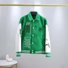 Erkek Ceketler Tasarımcı Beyzbol Markası L Vintage Bomber Coats Mektup Nakış Sonbahar Erkek Hip Hop Gevşek Varsity Boyut M-3XL WFVE