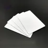 Druckbare leere Sublimations-PVC-Karte, Partygeschenk, Kunststoff, weiße ID-Visitenkarte für Werbegeschenke, Namenskarten, Party-Schreibtisch-Nummernschild DH974