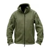 남성 재킷 겨울 에어 소프트 군사 재킷 남자 양털 전술 군대 녹색 재킷 열 후드 재킷 코트 가을 겉옷 남성 의류 220830